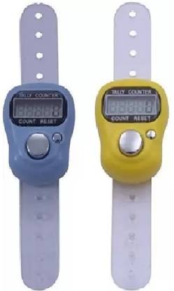 ZVR Jap Counting Tally Counter Digital Head For Japa|Mala Counter (Pack 2) Digital Tally Counter