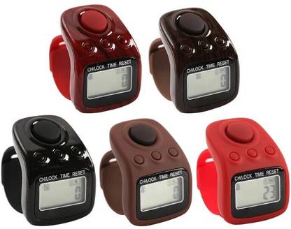 Fashion Appearance 6-Digit LCD Electronic Digital Display Finger Hand Tally Counter Digital Tally Counter