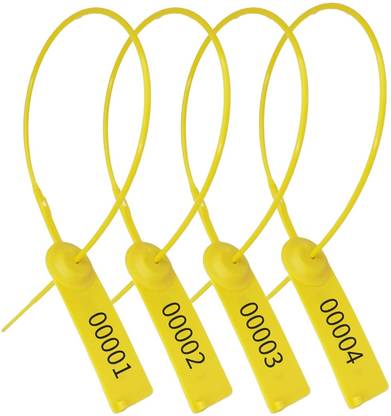 RAJ KRISHNA INDUSTRIES Pull Tight FireExtinguisher Seal Safety Rope Wire Seal for Chemical Drum 100 PCS Tamper Seal