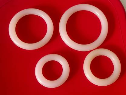 BODY FITNESS Silicon Vaginal Ring Pessary Set of 4 (2 Inch.2.25 Inch, 2.50 Inch, 2.75 Inch) Tampons