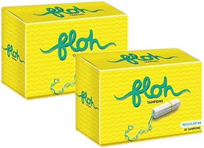 Floh Tampons For Periods | 100% Organic Cotton | Comfortable & Stain-Free Experience Tampons