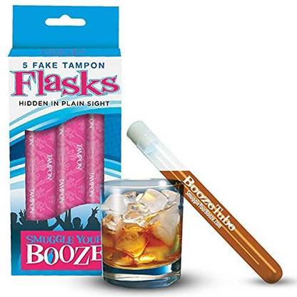 Smuggle Your Booze Tampon Flask 5 Fake Tampons Tampons