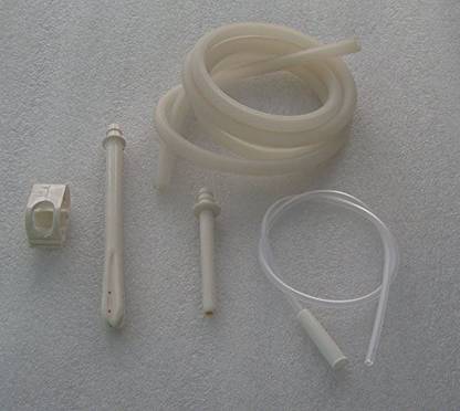 BODY FITNESS Replacement,Enema - Includes Clamp, 4 Nozzles, Single-Way Valve, and 6ft Tube Tampons