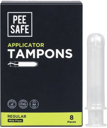 Pee Safe Applicator Tampons - Regular | Easy to use| Leak Proof | Highly Absorbent | Tampons
