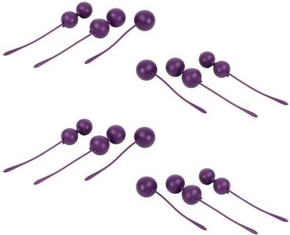 Imasafe Kegel Balls for Women S-3 – Pelvic Floor Weights for Bladder Control (Pack of 4) Tampons