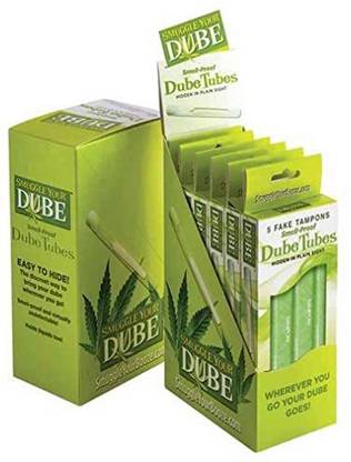 Smuggle Your Booze Tampon Dube Tubes: Set of 5 with Wrappers Tampons