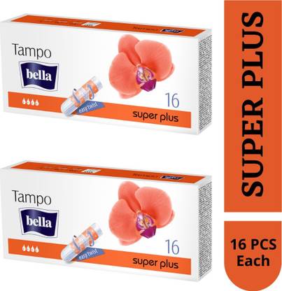 Bella Tampons Easy Twist Super Plus 16 Pcs Each (2PKT) Tampons
