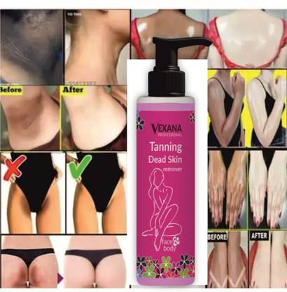 vexana Org Instant Tan & Dead Skin Removal Gel | For all skin types 100 Tanning Liquid