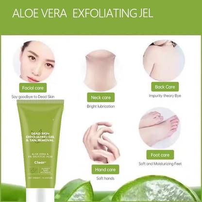 DARVING Face & Body exfoliate Gel Dead Skin Removing Cleansing exfoliate Gel 75 Tanning Liquid