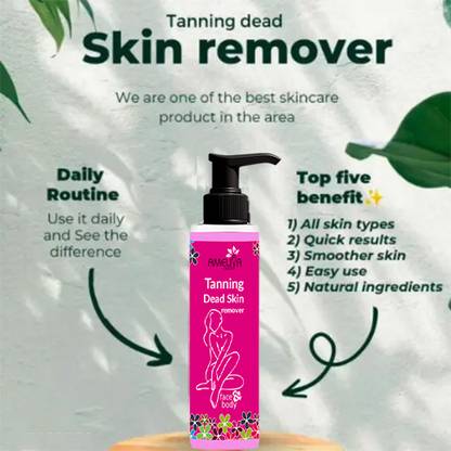 Ameliya TANNING AND DEAD SKIN REMOVER Forr Men & Women 100 Tanning Liquid