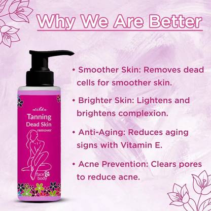 wildx Tanning Dark Dead Skin Remover for Women & Men In Skin Glow 100 Tanning Liquid