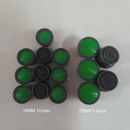 KSSUPERIOR Jaquar Tap Aerator Size 18 MM Pack Of 10 Piece 22MM 5 Piece Total Piece Of 15 Tap Adapter