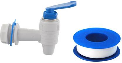 SKR Tap for All RO Purifiers, White Tap Mount Water Filter with Teflon Tap, Tap Mount Water Filter