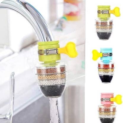 GIRIRAJ COLLECTION Home Kitchen Faucet Tap Water | Tap filter Multilayer | Clean Purifier Filter Tap Mount Water Filter