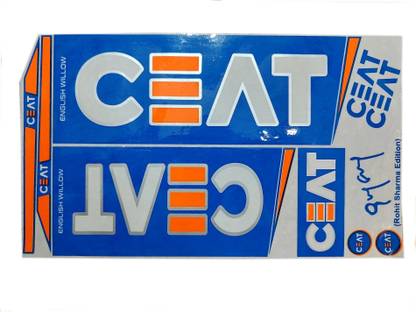 MILLIONS JOY CEAT CRICKET Rohit sharma signature Bat Sticker Bat Sticker