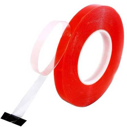 Maaxx Double Side Red Polyster Tape 6mm (Pack of 2pcs)