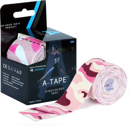 MuscleFix Waterproof Kinesiology Tape For Injury Recovering (5 m X 5 cm |Multipink ) Muscle Support Tape