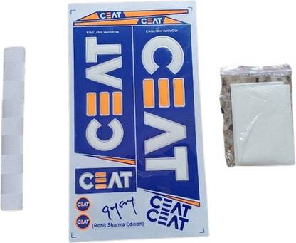 CEAT Rohit Sharma CT BLUE WITH GRIP AND FIBER TAPE-06 Bat Sticker