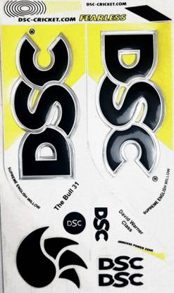 Kyrios DSC 3D Embossed Cricket Bat Sticker Tape Bat Sticker