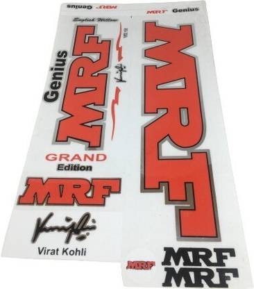 Kyrios MRF vk Sticker Cricket Bat Grand Edition Super Premium Quality Bat Sticker