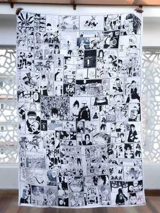 ComicSense Naruto Anime Shinobi Manga Tapestry For Home Decor Bedroom Living Room - 84 X 58 Inches Tapestry