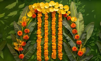 coolistic kela pata and yellow flower Tapestry
