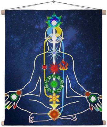 Artzfolio Power Body Of A Person Canvas Tapestry Scroll Art 24 x 26.3 inch (61 x 67 cms) Printed Tapestry