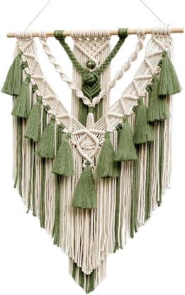QAWIYY Wall-Hangings Macrame Dreamcatcher Bohemian Tranquility Tassels Tapestry
