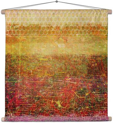 Artzfolio Abstract Artwork Canvas Tapestry Scroll Art 24 x 24 inch (61 x 61 cms) Printed Tapestry