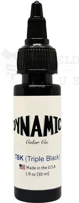 DYNAMIC TRIPLE BLACK COLOR 1OZ Tattoo Ink