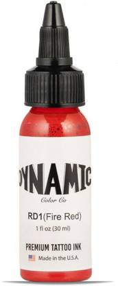 DYNAMIC Fire Red Tattoo Permanent Ink Tattoo Ink