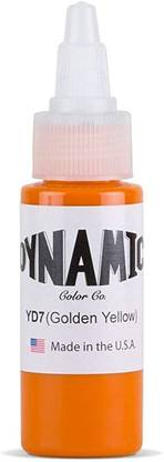 DYNAMIC GOLDEN YELLOW INK 1OZ (DYNMK YD7) Tattoo Ink