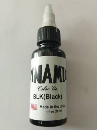 FOREVER DYNAMIC INK BLK (Black) 1oZ 30ml. 1pic. Original Tattoo Ink