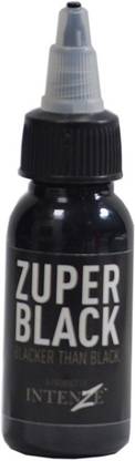 Intenze Professional Zuper Black (1 oz) Tattoo Ink