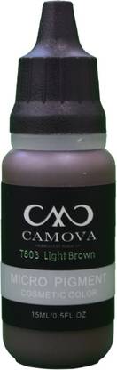 Camova Permanent Makeup T 803 Light Brown Tattoo Ink