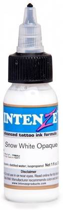 Intenze Snow White Opaque Tattoo Ink