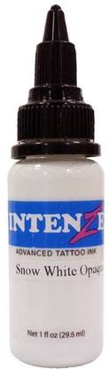 Mumbai Tattoo INTENZE SNOW WHITE 1oz Tattoo Ink