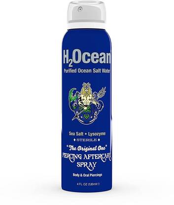 H2Ocean Body Piercing Aftercare Spray Temporary Tattoo Kit