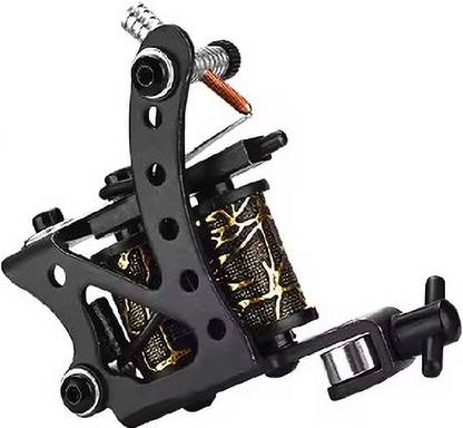Vinayakart Coil Tattoo Machine (Black Pack of 1 Temporary Tattoo Kit