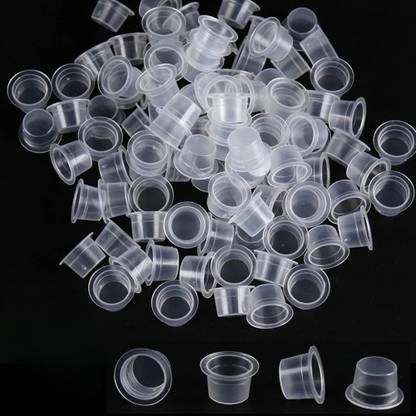 Globelle Tattoo Ink Cups Small - White Tattoo Pigment Holders for Professional Artists Permanent Tattoo Kit