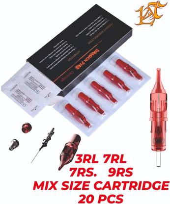 Forver tattoo 3RL 7RL and 7RS 9RS MIX SIZE CARTRIDGE NEDDEL 20 PCS. 1 BOX PREMIUM NEEDLES Permanent Tattoo Kit
