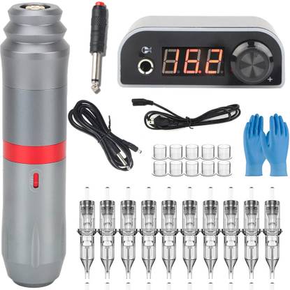 Goochie Tattoo Pen Machine Complete Kit Set NPK_08 Full Permanent Tattoo Kit