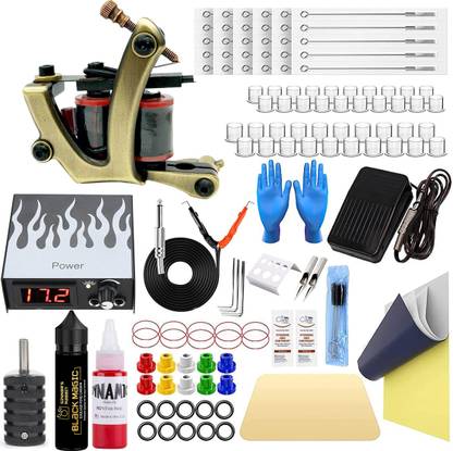 Tattoo gizmo Basic Coil Machine Complete Permanent Tattoo Kit