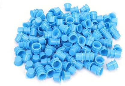 RAJry Small Size 100Pcs Disposable Tattoo Ink Caps For Tattoo Ink, Tattoo Supplies Permanent Tattoo Kit