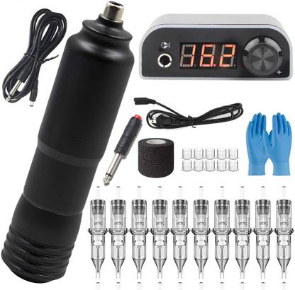 Goochie Tattoo Pen Machine Complete Kit Set NPK_09 Full Permanent Tattoo Kit