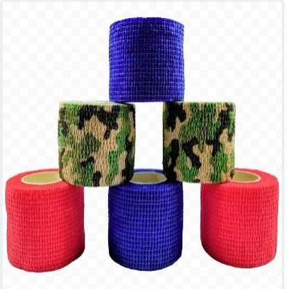 Shield plus Cohesive Bandage magic tattoo grip cover (Multicolor-4pc Army-2pc) Permanent Tattoo Kit