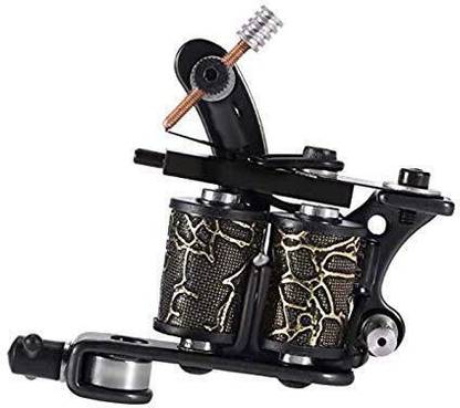 RAJry Coil Tattoo Machine Black Temporary Tattoo Kit