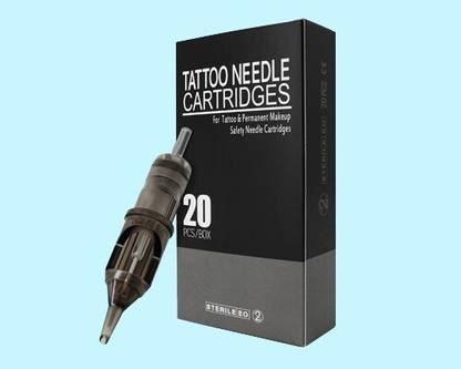 Mumbai Tattoo Tattoo Needle Cartridge 5RM Black Box ( Pack Of 20 ) Disposable Magnum Tattoo Needles