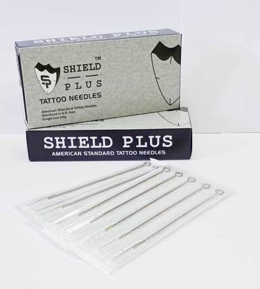 Shield plus 1203RL Disposable Round Liner Tattoo Needles (Pack of 50) Disposable Round Liner Tattoo Needles