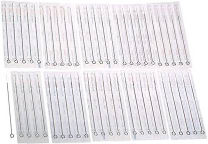 Shield plus 100pcs Disposable Sterile Mixed Tattoo Needle (3RL + 5RL+ 5RS + 9RS Each 25) Disposable Round Liner, Round Shader Tattoo Needles